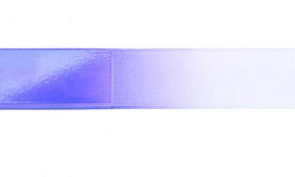 Glasfeile 12 cm blau